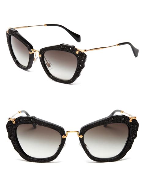 miu miu sunglasses cat eye|miu sunglasses for women.